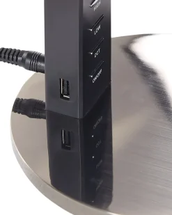 Sale Beliani Lampada da scrivania a LED CHAMAELEON con porta USB Metallo Ottone