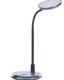 Best Beliani Lampada da scrivania a LED COLUMBA Regolabile Metallo Nero Argento Nero