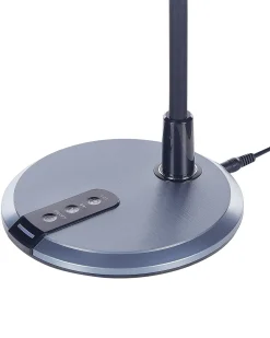 Best Beliani Lampada da scrivania a LED COLUMBA Regolabile Metallo Nero Argento Nero