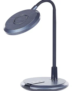 Best Beliani Lampada da scrivania a LED COLUMBA Regolabile Metallo Nero Argento Nero