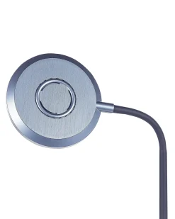 Best Beliani Lampada da scrivania a LED COLUMBA Regolabile Metallo Nero Argento Nero