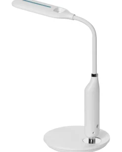 Best Beliani Lampada da scrivania a LED CYGNUS con dimmer Metallo Bianco