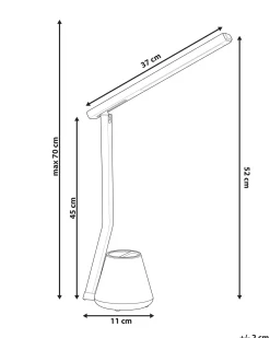 Outlet Beliani Lampada da scrivania a LED DENEB con dimmer Nero