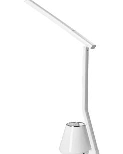 Online Beliani Lampada da scrivania a LED DENEB con dimmer Bianco
