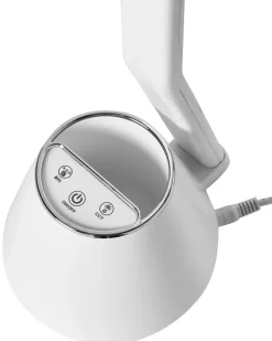 Online Beliani Lampada da scrivania a LED DENEB con dimmer Bianco