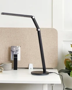 Sale Beliani Lampada da scrivania a LED DORADO con dimmer Metallo Nero