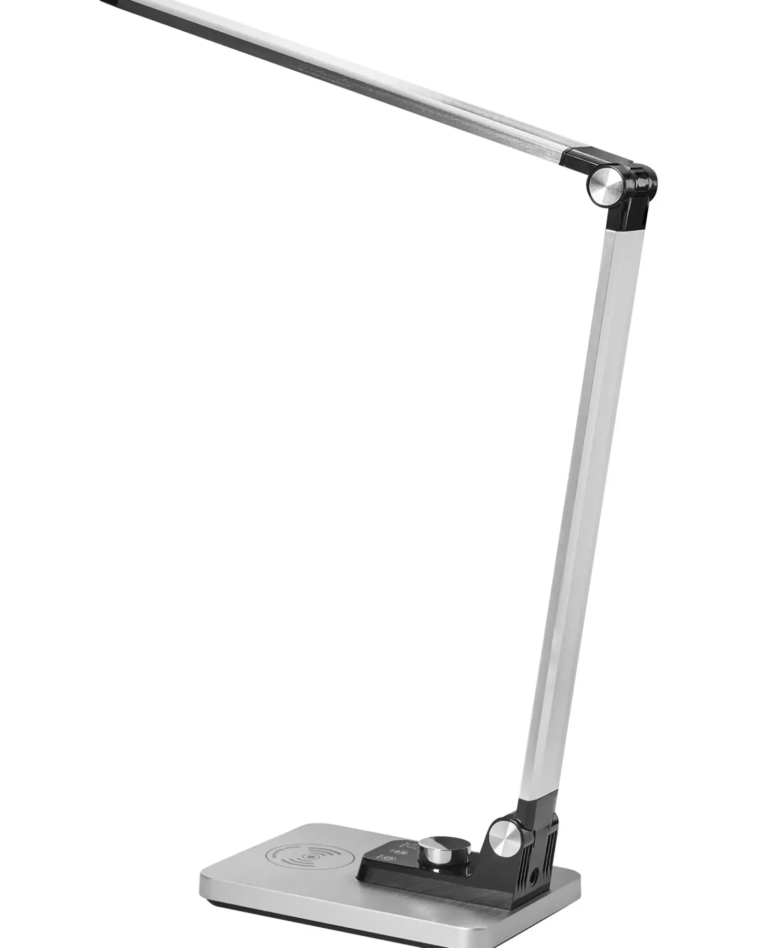 Clearance Beliani Lampada da scrivania a LED ENIF con Caricatore wireless Argento