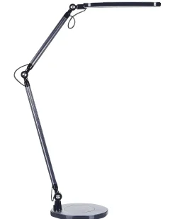 Clearance Beliani Lampada da scrivania a LED GRUS con dimmer Metallo Nero