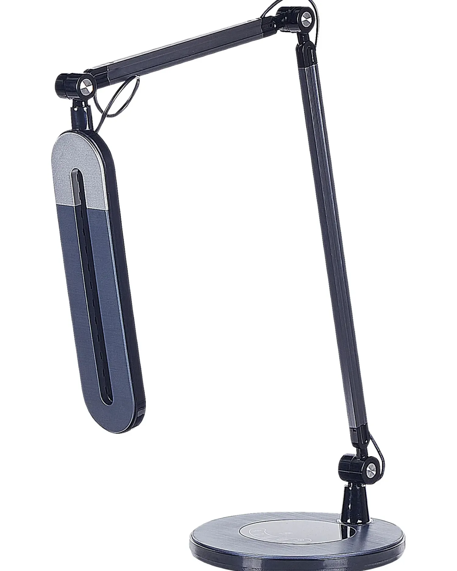 Clearance Beliani Lampada da scrivania a LED GRUS con dimmer Metallo Nero