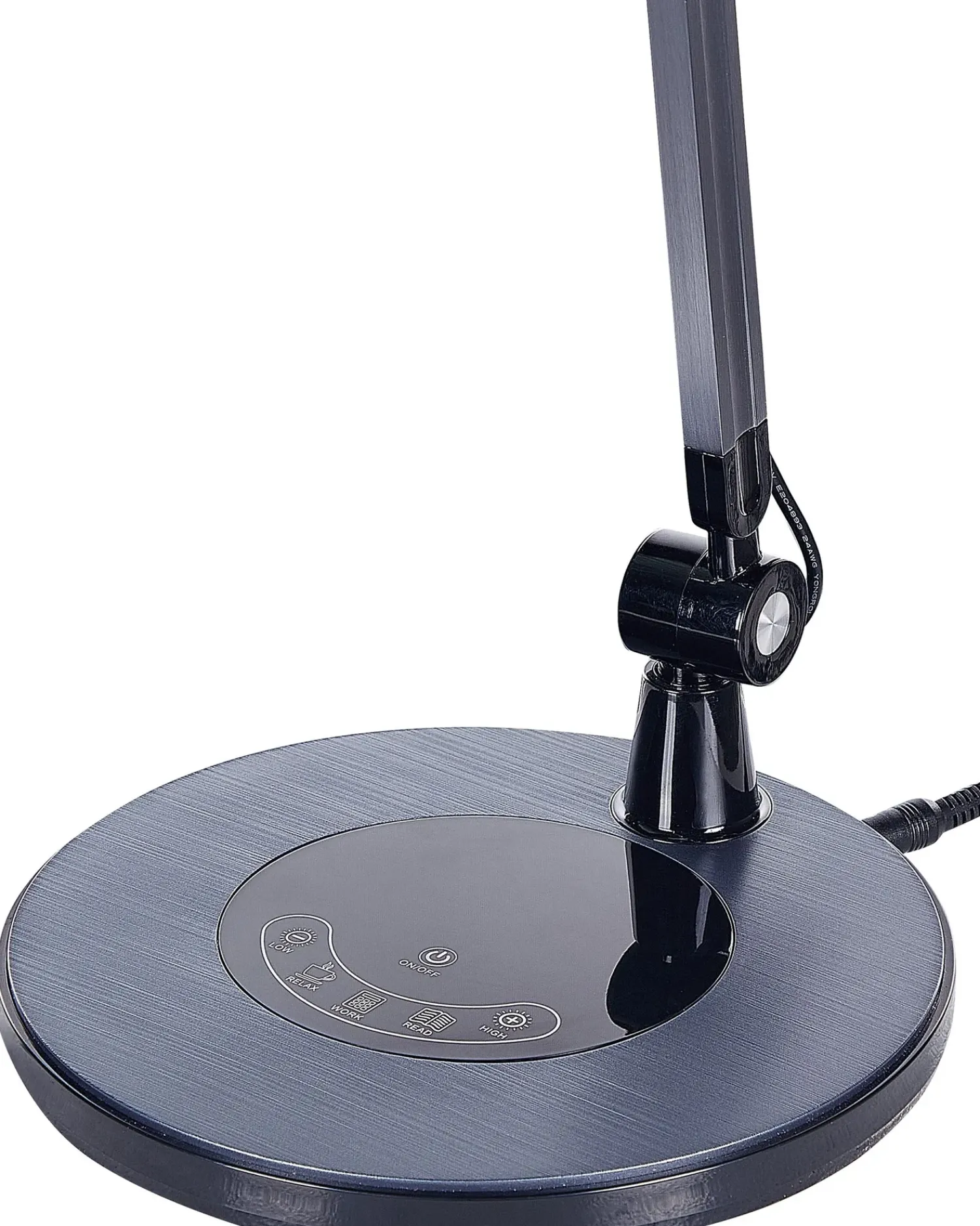 Clearance Beliani Lampada da scrivania a LED GRUS con dimmer Metallo Nero