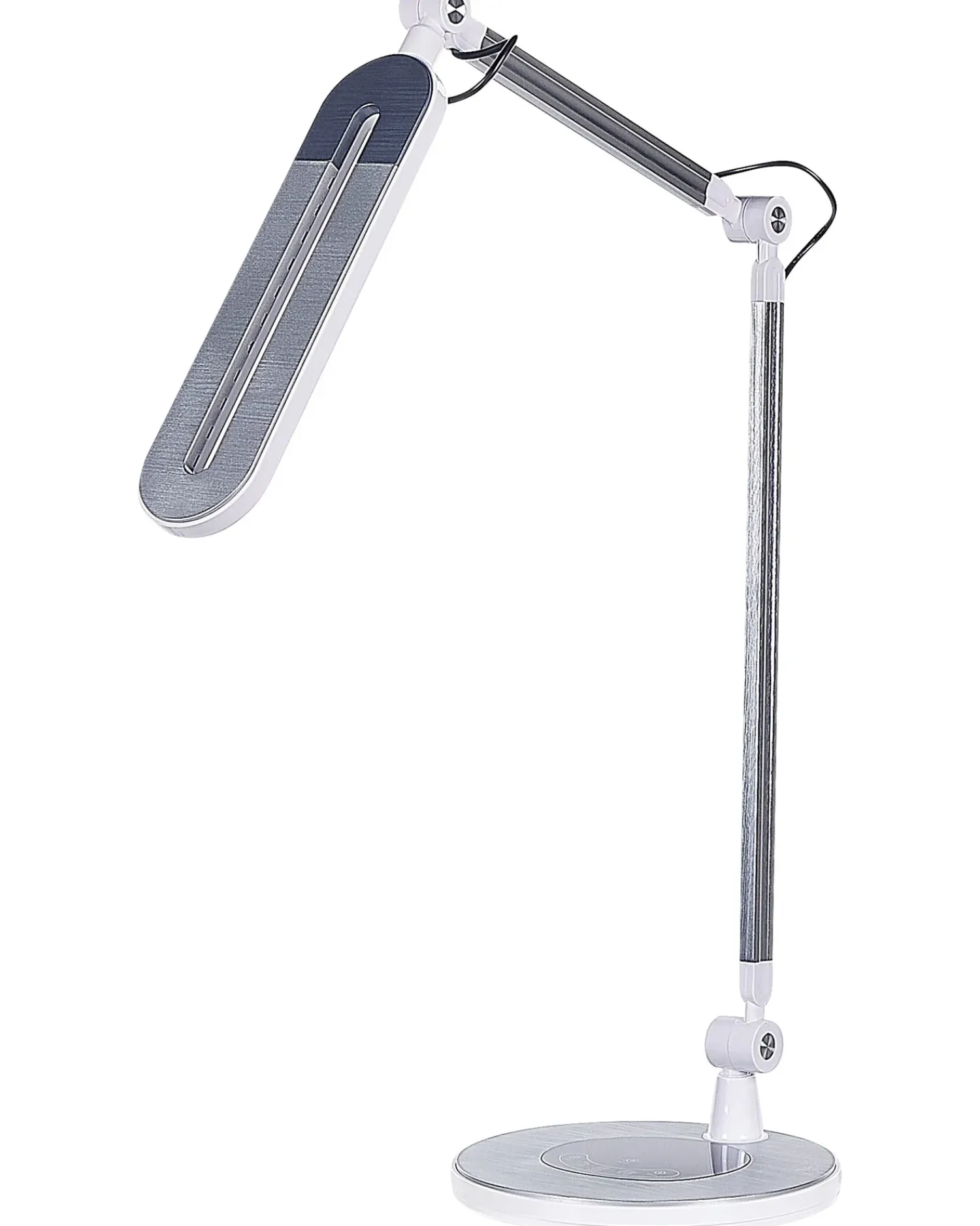 Clearance Beliani Lampada da scrivania a LED GRUS con dimmer Metallo Argento