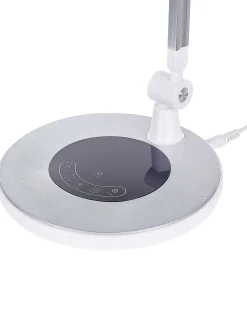 Clearance Beliani Lampada da scrivania a LED GRUS con dimmer Metallo Argento
