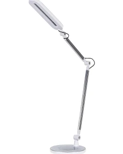 Clearance Beliani Lampada da scrivania a LED GRUS con dimmer Metallo Argento