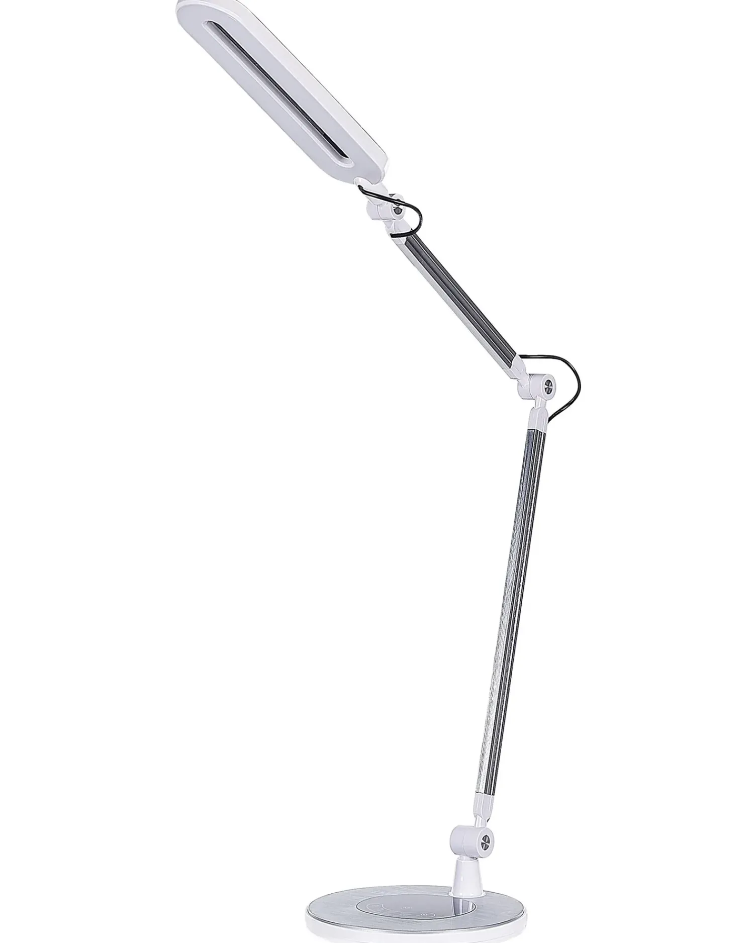 Clearance Beliani Lampada da scrivania a LED GRUS con dimmer Metallo Argento