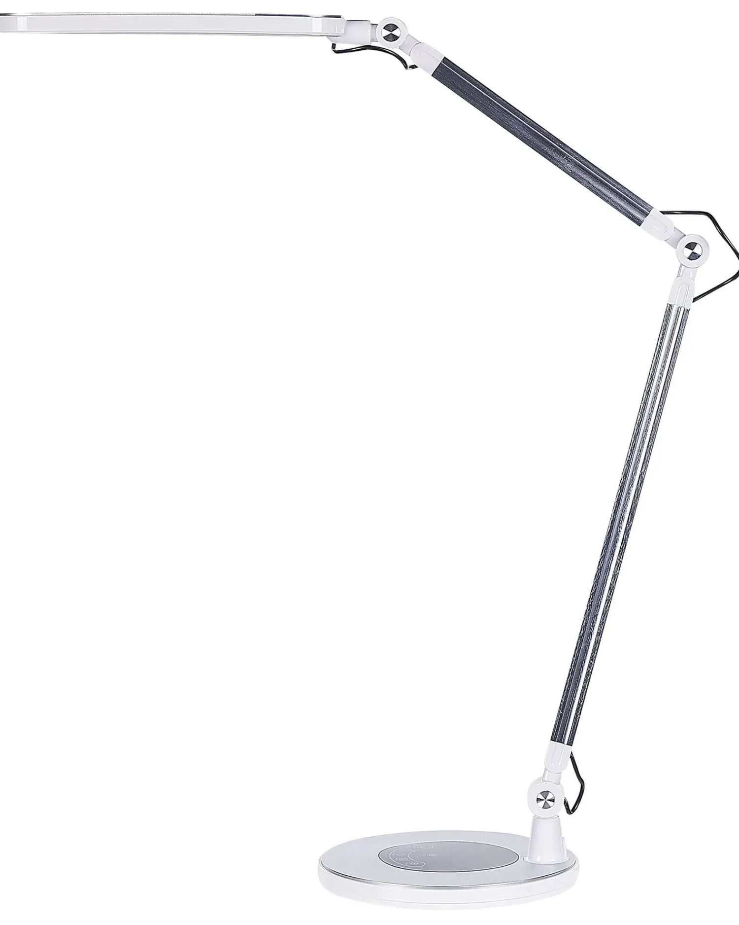 Clearance Beliani Lampada da scrivania a LED GRUS con dimmer Metallo Argento