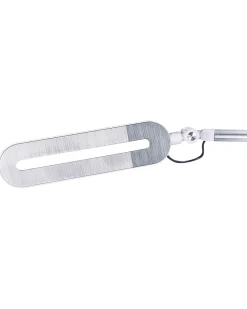 Clearance Beliani Lampada da scrivania a LED GRUS con dimmer Metallo Argento