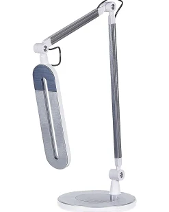 Clearance Beliani Lampada da scrivania a LED GRUS con dimmer Metallo Argento