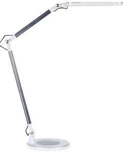 Clearance Beliani Lampada da scrivania a LED GRUS con dimmer Metallo Argento