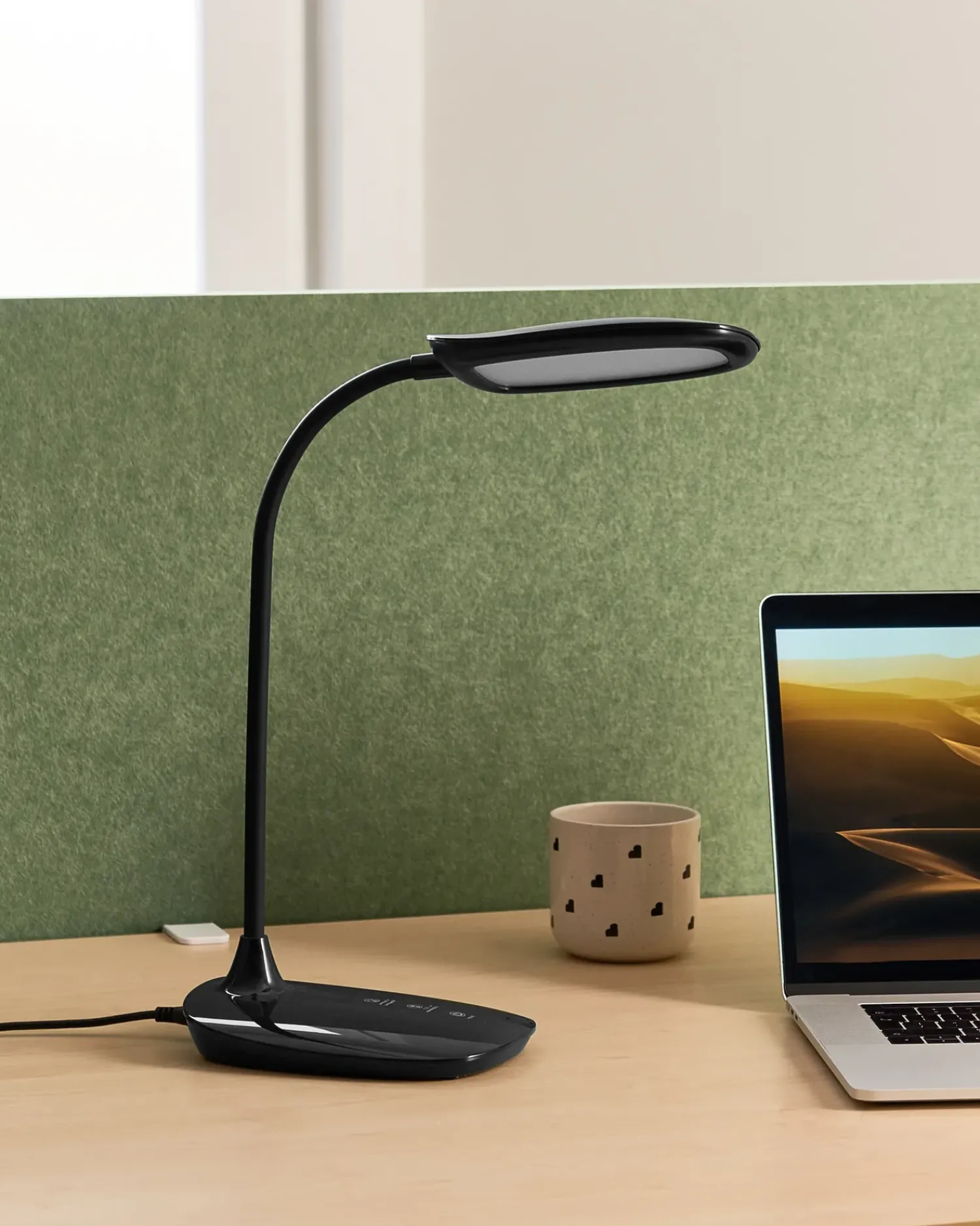 Best Beliani Lampada da scrivania a LED HYDRA con dimmer Nero