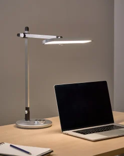Online Beliani Lampada da scrivania a LED HYDRUS con dimmer Argento