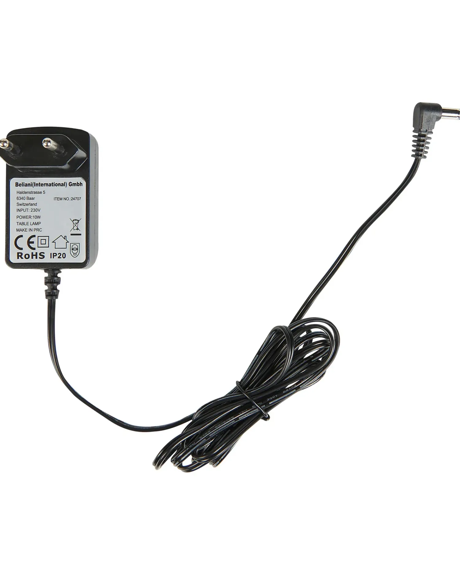 Sale Beliani Lampada da scrivania a LED KOURIS con sensore di movimento Metallo Nero