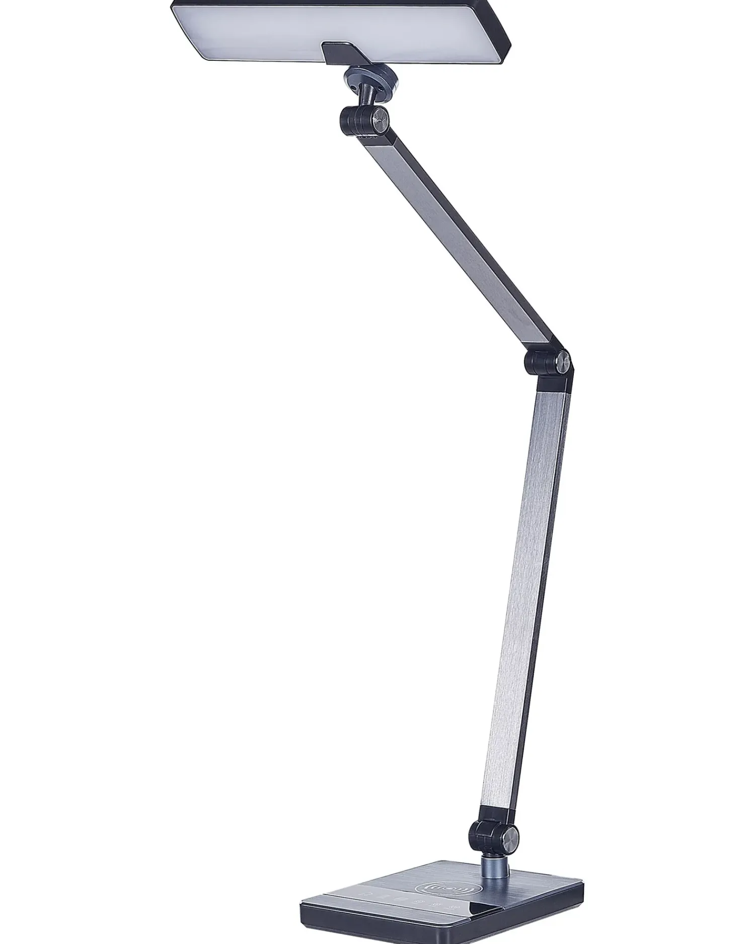 Best Beliani Lampada da scrivania a LED LACERTA con Caricatore wireless Metallo Nero