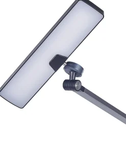 Best Beliani Lampada da scrivania a LED LACERTA con Caricatore wireless Metallo Nero