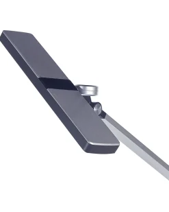 Hot Beliani Lampada da scrivania a LED LACERTA con Caricatore wireless Metallo Argento