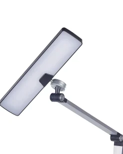 Hot Beliani Lampada da scrivania a LED LACERTA con Caricatore wireless Metallo Argento
