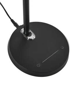 Discount Beliani Lampada da scrivania a LED LEONIS con dimmer Nero
