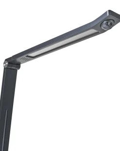 New Beliani Lampada da scrivania a LED LEPUS con sensore di movimento scuro Grigio