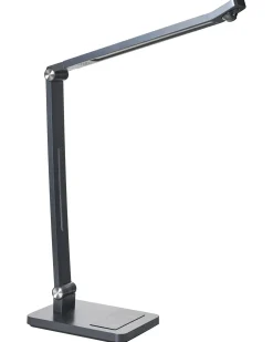 New Beliani Lampada da scrivania a LED LEPUS con sensore di movimento scuro Grigio