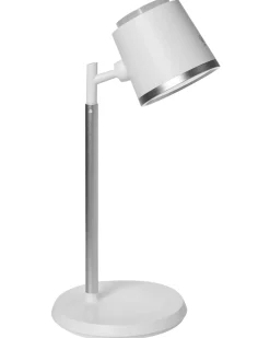 Online Beliani Lampada da scrivania a LED LIBRA con dimmer Bianco