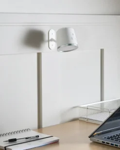 Online Beliani Lampada da scrivania a LED LIBRA con dimmer Bianco