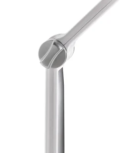 New Beliani Lampada da scrivania a LED PEGASI con dimmer Argento Bianco Argento