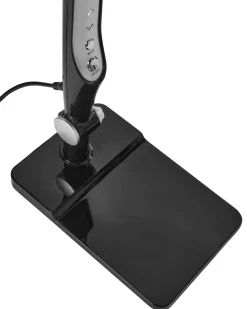 Best Beliani Lampada da scrivania a LED PEGASI con dimmer Nero Argento Nero