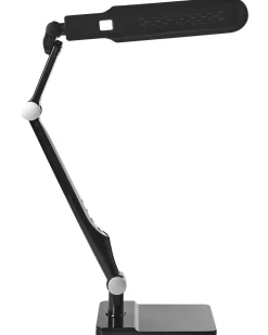 Best Beliani Lampada da scrivania a LED PEGASI con dimmer Nero Argento Nero