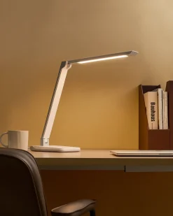 Hot Beliani Lampada da scrivania a LED PICTOR con dimmer Bianco