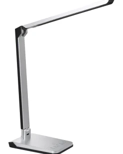 Beliani Lampada da scrivania a LED PICTOR con dimmer Argento
