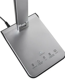 Beliani Lampada da scrivania a LED PICTOR con dimmer Argento