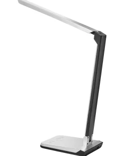 Beliani Lampada da scrivania a LED PICTOR con dimmer Argento