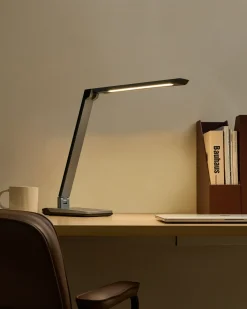 Clearance Beliani Lampada da scrivania a LED PICTOR con dimmer scuro Grigio