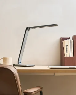 Clearance Beliani Lampada da scrivania a LED PICTOR con dimmer scuro Grigio