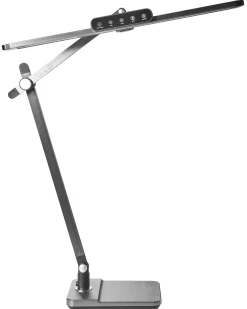 Online Beliani Lampada da scrivania a LED SERPENS con dimmer Grigio