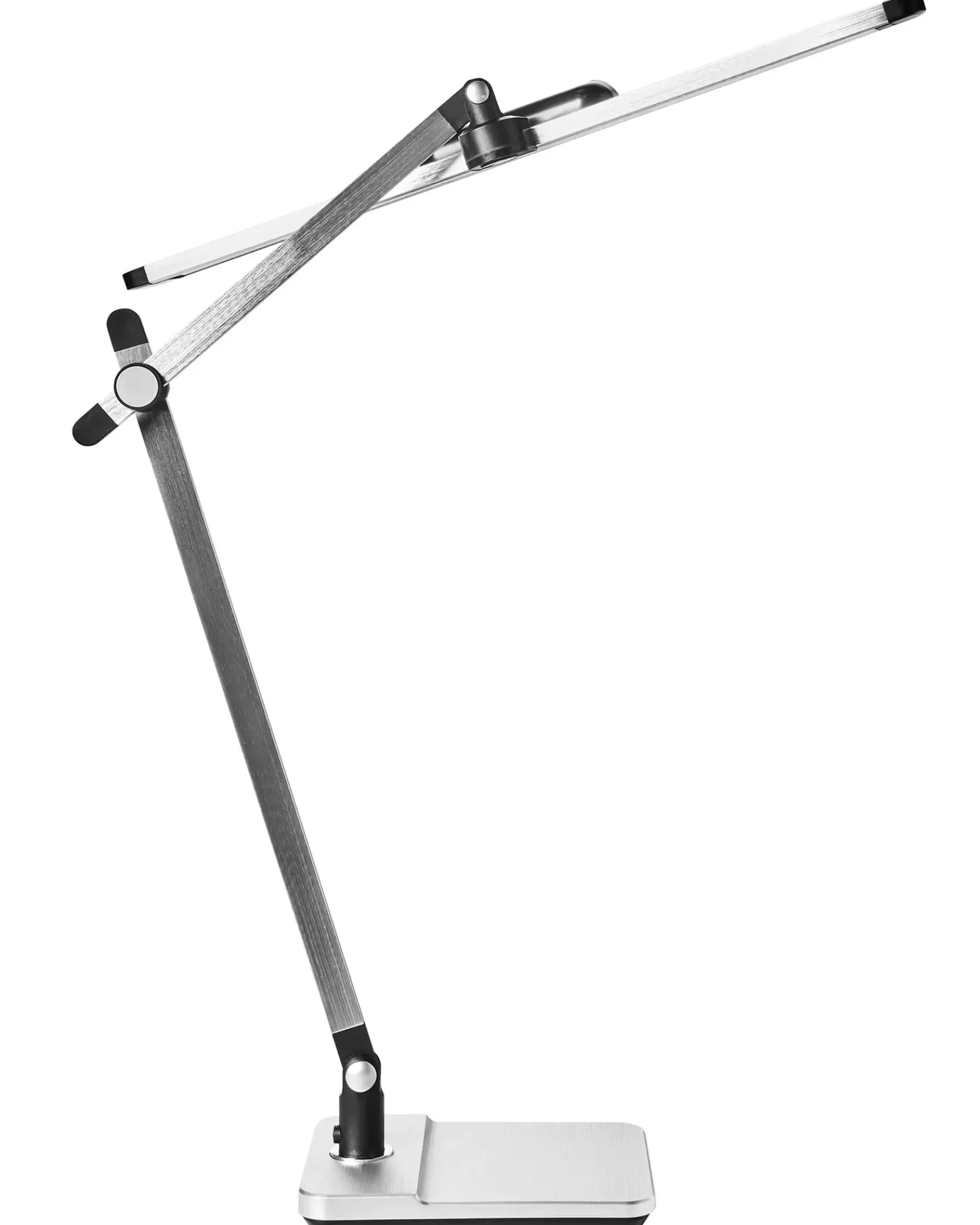 Outlet Beliani Lampada da scrivania a LED SERPENS con dimmer Argento Argento Nero