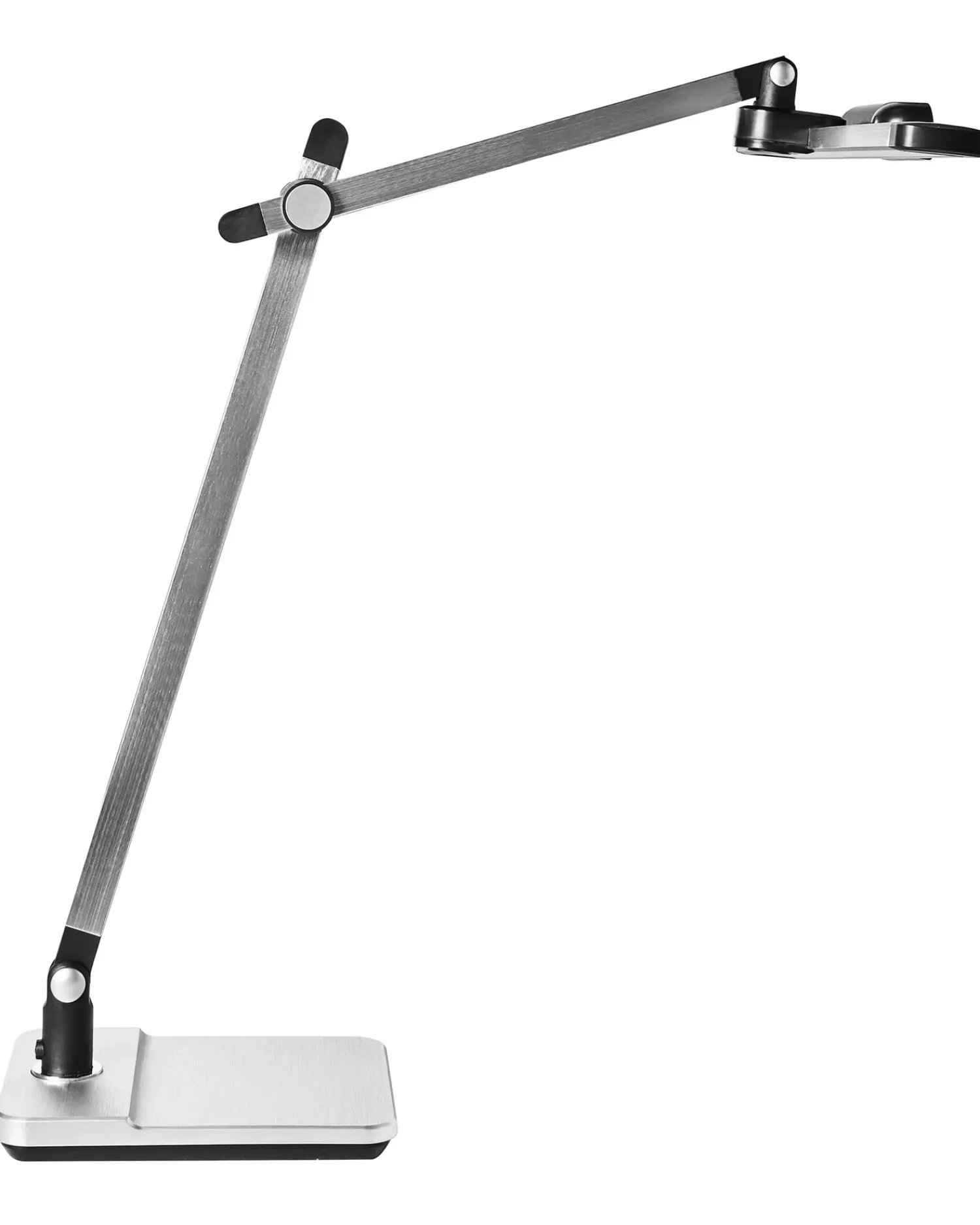 Outlet Beliani Lampada da scrivania a LED SERPENS con dimmer Argento Argento Nero