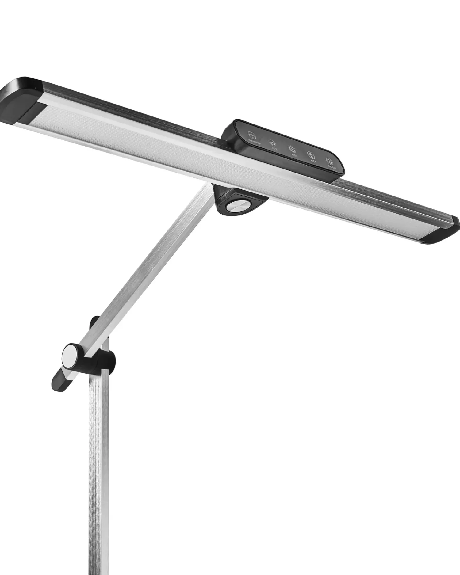 Outlet Beliani Lampada da scrivania a LED SERPENS con dimmer Argento Argento Nero