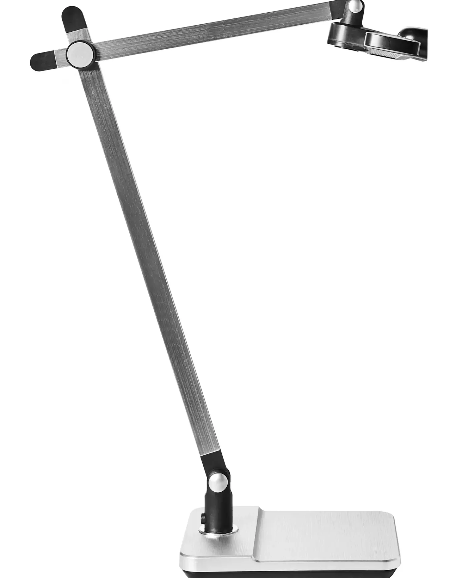 Outlet Beliani Lampada da scrivania a LED SERPENS con dimmer Argento Argento Nero
