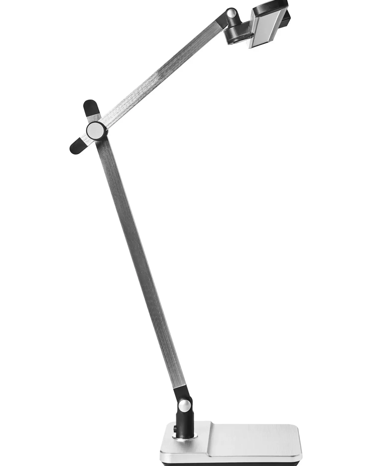 Outlet Beliani Lampada da scrivania a LED SERPENS con dimmer Argento Argento Nero