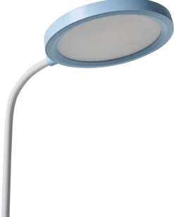 Sale Beliani Lampada da scrivania a LED VELA con dimmer Blu Bianco Blu